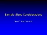 Sample Size Considerations in Research Studies - slide 1