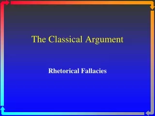 The Classical Argument