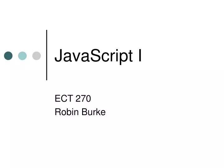 javascript i