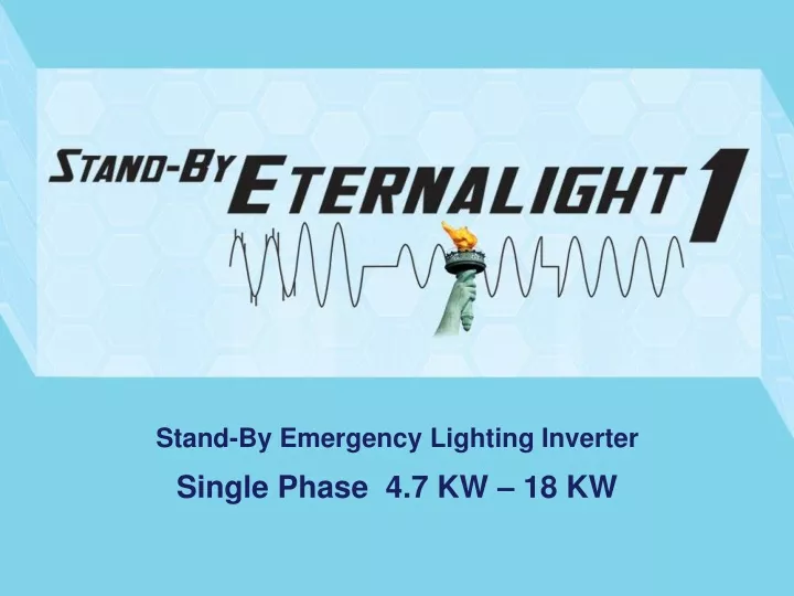 stand by emergency lighting inverter