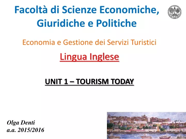 facolt di scienze economiche giuridiche e politiche