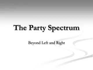 The Party Spectrum