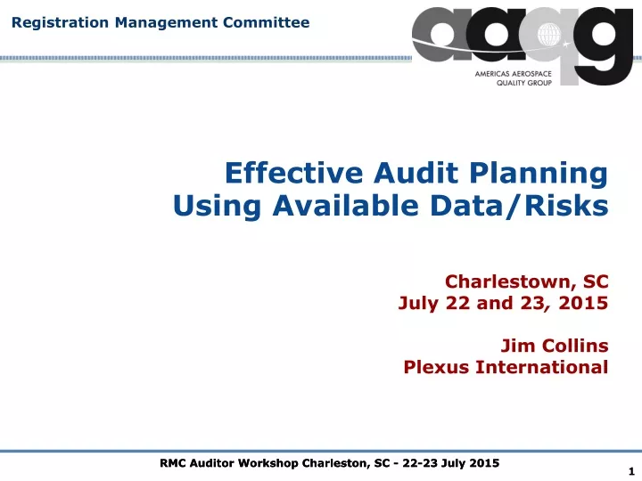 effective audit planning using available data risks