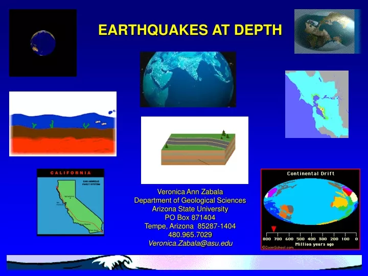 earthquakes at depth