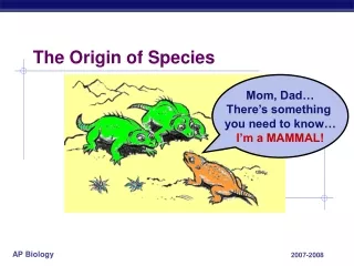 the origin of species