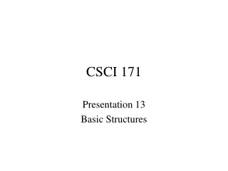 CSCI 171