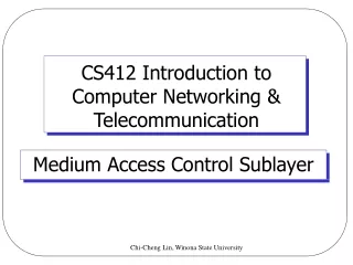 CS412 Introduction to  Computer Networking &amp; Telecommunication