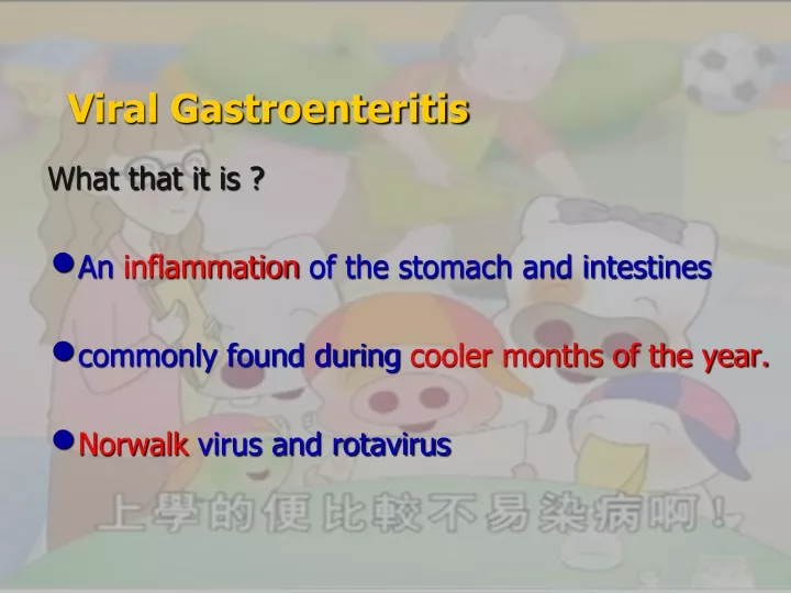 viral gastroenteritis