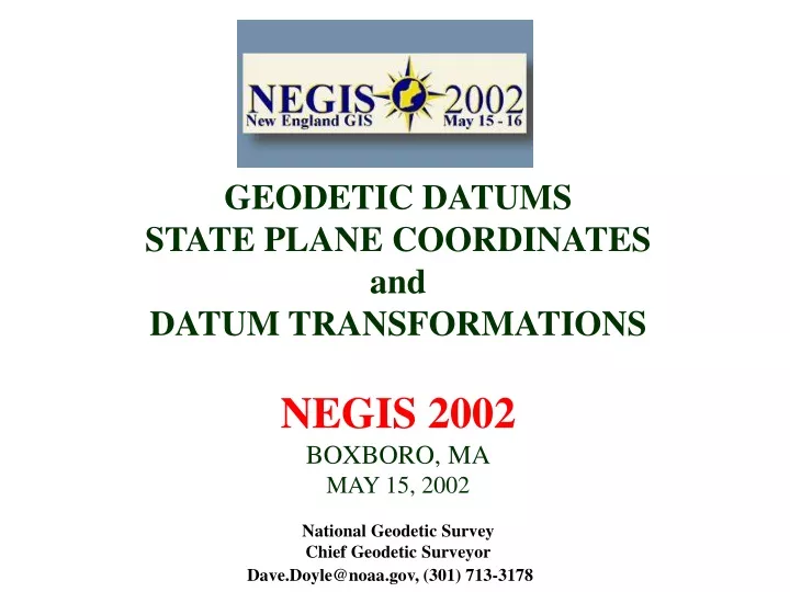 geodetic datums state plane coordinates and datum