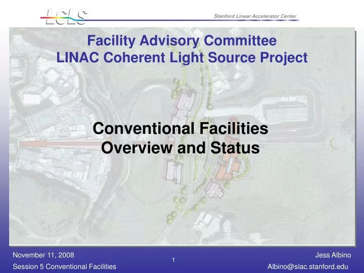 facility advisory committee linac coherent light source project