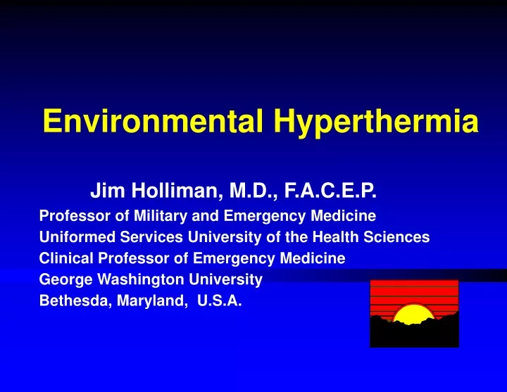 environmental hyperthermia