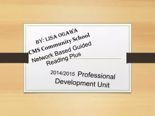 2014/2015 Professional Development Unit