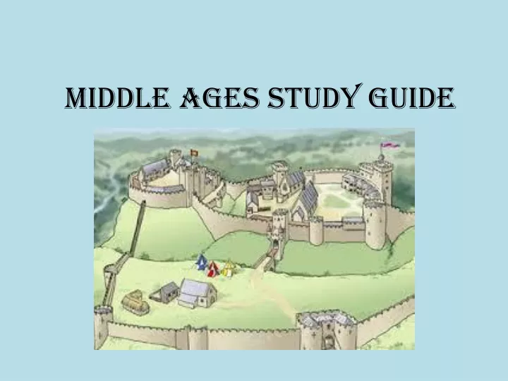 middle ages study guide