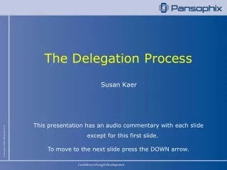 The Delegation Process