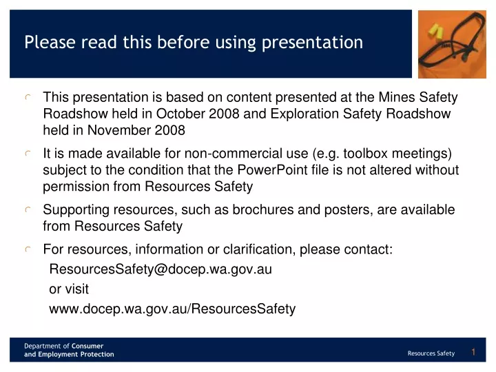 please read this before using presentation