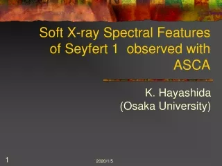 Soft X-ray Spectral Features of Seyfert 1  observed with ASCA