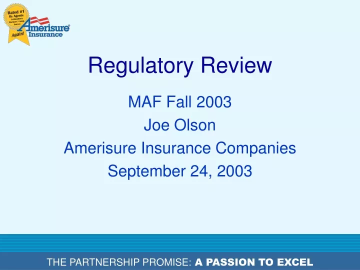 regulatory review