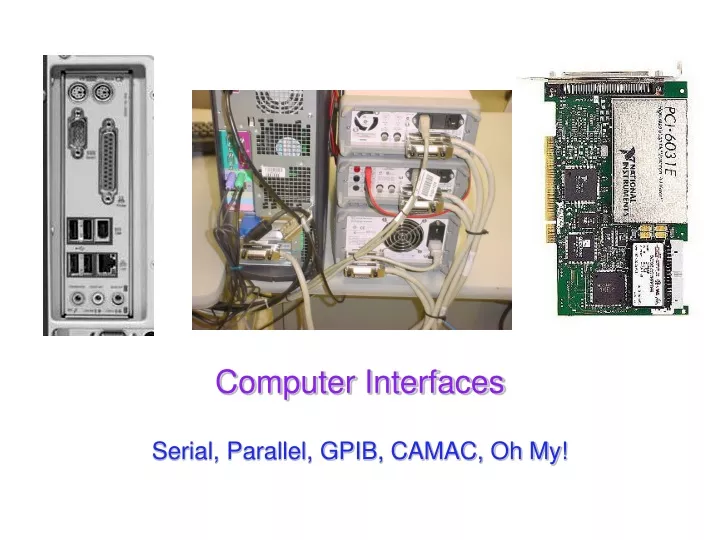 computer interfaces