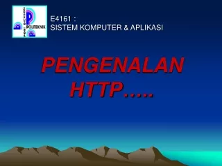 PENGENALAN HTTP…..