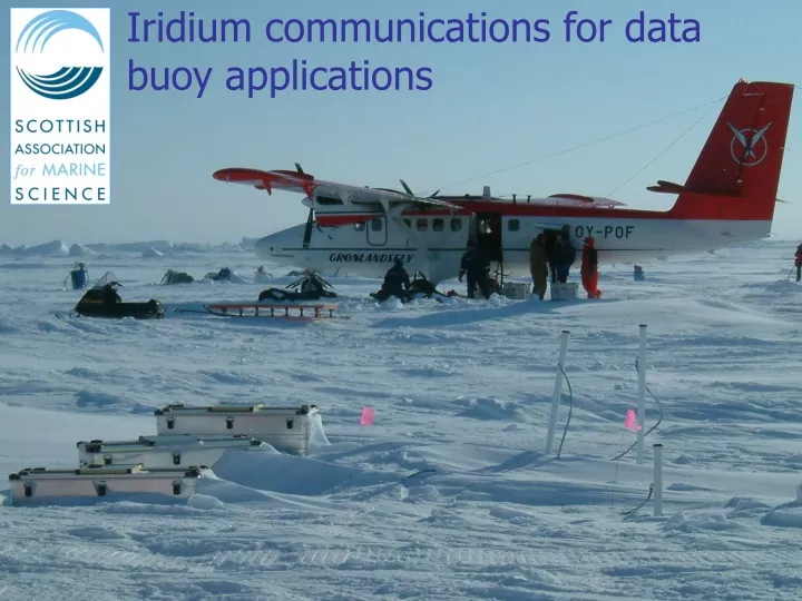 iridium communications for data buoy applications