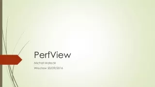 PerfView