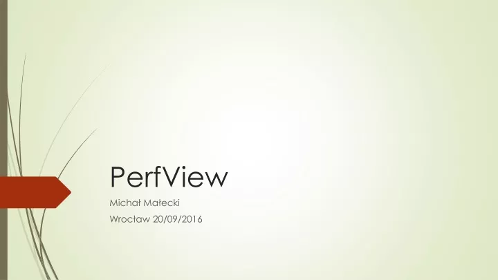 perfview