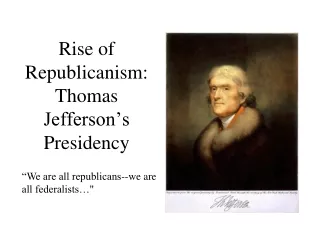 “We are all republicans--we are all federalists…&quot;