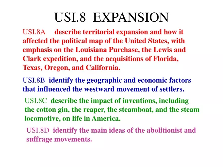 usi 8 expansion
