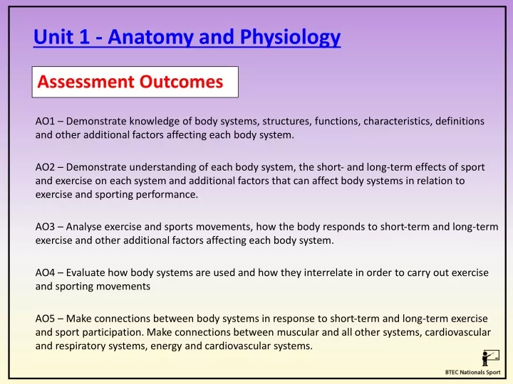 unit 1 anatomy and physiology