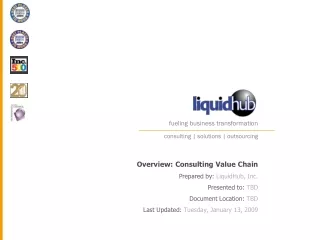 Overview: Consulting Value Chain