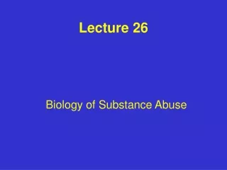 Lecture 26