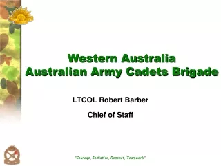 Western Australia  Australian Army Cadets Brigade