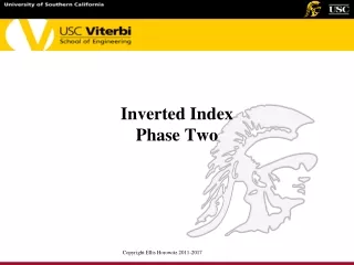 Inverted Index Phase Two