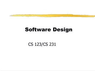 Software Design