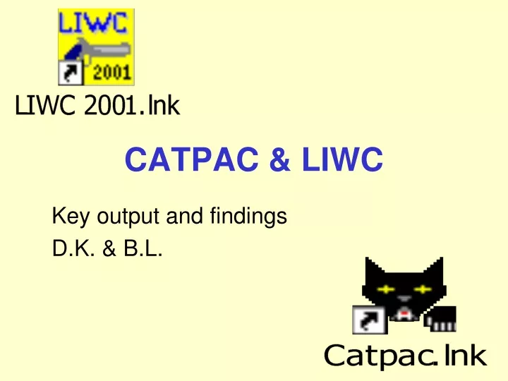catpac liwc