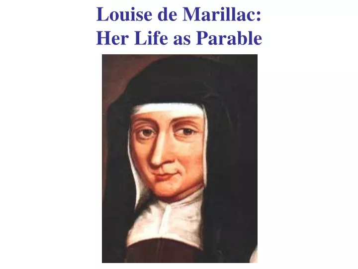 louise de marillac her life as parable