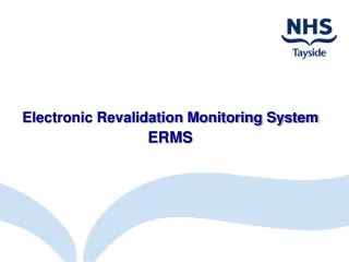 Electronic Revalidation Monitoring System ERMS