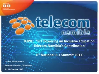 CCO Telecom Namibia, Windhoek 7 August 2017
