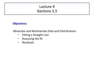 Lecture 9 Sections 3.3