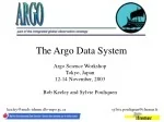 The Argo Data System - slide 1