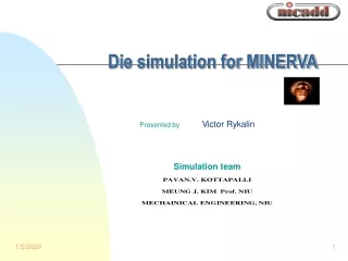 Die simulation for MINERVA