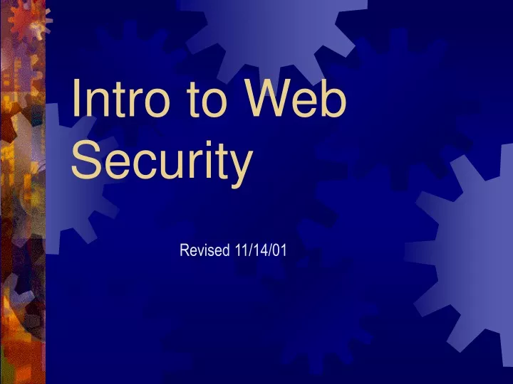 intro to web security