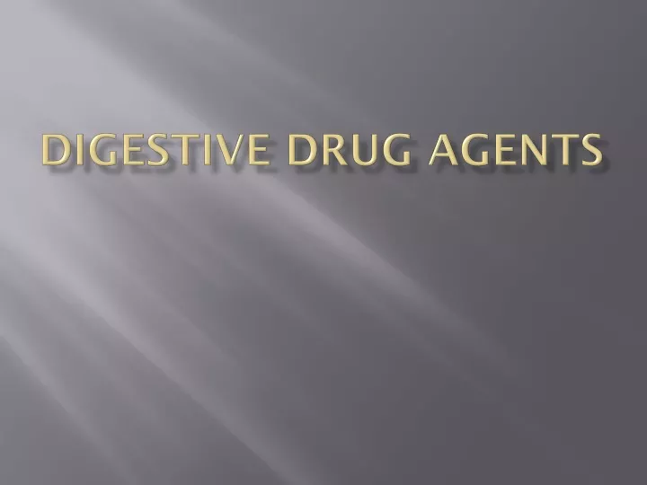 digestive drug agents