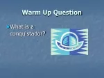 Warm Up Question