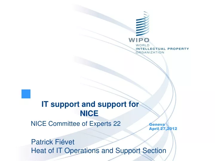 it support and support for nice nice committee