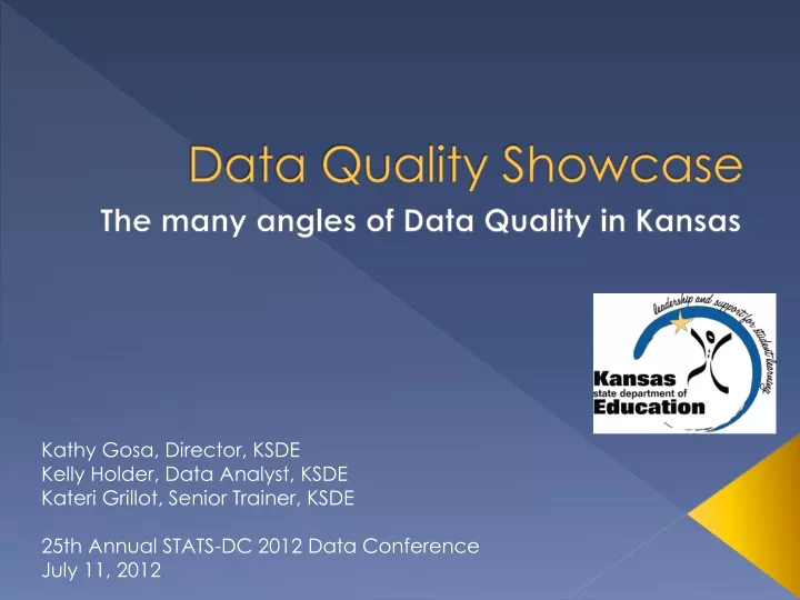 data quality showcase