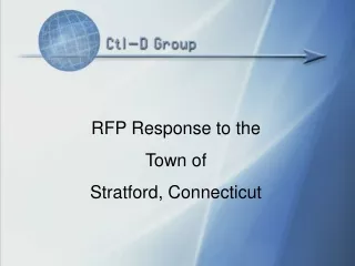 RFP Response to the Town of Stratford, Connecticut