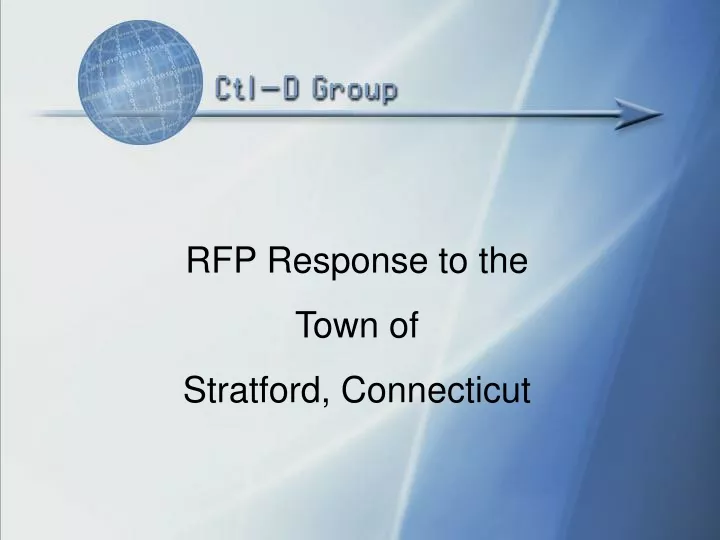 rfp response to the town of stratford connecticut
