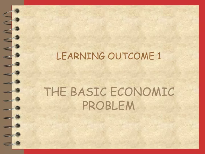 learning outcome 1