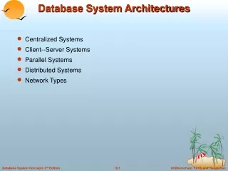 Database System Architectures